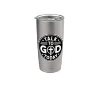 Talk To God Today Bicchiere termico in acciaio inox doppia parete