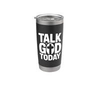 Talk To God Today Bicchiere termico in acciaio inox doppia parete