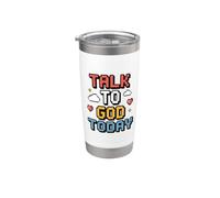 Talk To God Today Bicchiere termico in acciaio inox doppia parete
