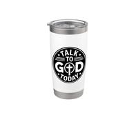 Talk To God Today Bicchiere termico in acciaio inox doppia parete