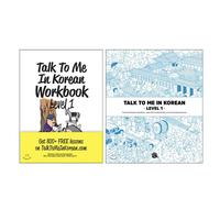Talk To Me In Korean Set Livello 1 Libro di testo + Libro di lavoro Apprendim...