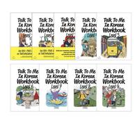 Talk To Me In Korean Work Book Set Livello 1 ~ 9 Libro di apprendimento della...
