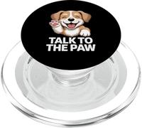Talk to the Paw - Simpatico cucciolo felice per amanti dei cani PopSockets PopGrip per MagSafe