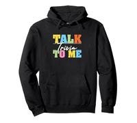 Talk Trivia To Me Funny Trivia Night Games per gli amanti dei quiz Felpa con Cappuccio