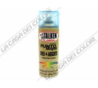 TALKEN - SPRAY - PUNTO ACQUA ORO E ARGENTO - 400 ml - SMALTO ALL'ACQUA