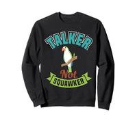 Talker Non Squawker Quaker Pappagallo Felpa