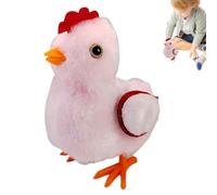 Talking Chicken - Ripete Quello Cshe Dici Giocattolo Animato Interattivo Per Pulcini Che Camminava, Animali Da Peluche Imbottiti Interattivi Che Cantano Un Regalo Di Bambola Giocattolo Per Bambini - D