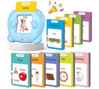 Talking Flash Cards 510 Parole Schede Flash Cards Parlanti Flash Cards Flash Cards Bambini Giocattoli Educativi per Bambini 3+ Anni Autismo Giochi Regali di Compleanno Giochi Montessori (Blu Italiano)