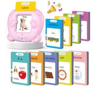 Talking Flash Cards 510 Parole Schede Flash Cards Parlanti Flash Cards Flash Cards Bambini Giocattoli Educativi per Bambini 3+ Anni Autismo Giochi Regali Compleanno Giochi Montessori (Rosa Italiano)