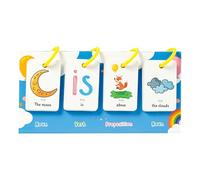 Talking Flash Cards - 78 English Vocabulary Learning Cards | Early Childhood Educational Set for Preschool Kindergarten Kids | Cognitive Development Reading Game Tool Home School Use