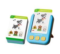 Talking Flash Cards - Apprendimento giocattolo, dispositivo educativo | Flashcard a doppia faccia con suoni per bambini di 3-5 anni, riconoscimento degli animali a forma di numero, sviluppo del lingua