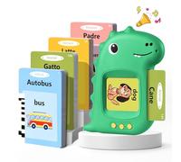 Talking Flash Cards Schede Flash Cards Parlanti Flash Cards Flash Cards Bambini Giocattoli Educativi per Bambini 2 3 4 5 6 Anni Autismo Giochi Regali di Compleanno Giochi Montessori(Verde Italiano)