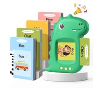 Talking Flash Cards Schede Flash Cards Parlanti Flash Cards Flash Cards Bambini Giocattoli Educativi per Bambini 2 3 4 5 6 Anni Autismo Giochi Regali di Compleanno Giochi Montessori(Verde Francese)