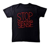 Talking Heads 'Stop Making Sense' (Nero) T-Shirt - NUOVO E UFFICIALE