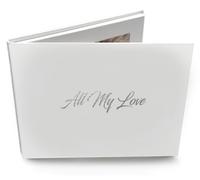 Talking Print Libro di memoria video IPS HD da 7", con copertina argentata, formato A5, 4 GB di memoria, consente 4 ore di riproduzione