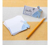 Talking Tables 12 segnaposto a forma di coniglietto pasquale per la primavera, per decorare tavoli di Pasqua, pranzi di famiglia, celebrazioni stagionali, cene e segnaposti, senza plastica, 9 x 9 cm