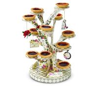 Talking Tables Alice nel Paese delle Meraviglie Alzata Cupcake Centrotavola Cappellaio Matto Tea Party, Carta, Colori Misti, Altezza 59 cm, 23"