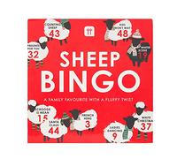 Talking Tables Bingo a tema natalizio con pecore, divertente versione natalizia del gioco tradizionale per la famiglia, per bambini, adulti, regali per lui o lei, per la calza