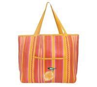 Talking Tables Borsa da donna a forma di limone, riutilizzabile, resistente, per shopping, palestra, viaggi, spiaggia, lavoro, scuola, ecologica, 100% plastica riciclata, 46,5 x 39 cm