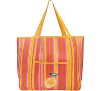 Talking Tables Borsa da donna a forma di limone, riutilizzabile, resistente, per shopping, palestra, viaggi, spiaggia, lavoro, scuola, ecologica, 100% plastica riciclata, 46,5 x 39 cm