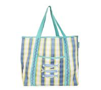 Talking Tables Borsa per la spesa resistente all'acqua con design a forma di pesce, per giornate in spiaggia, negozi di alimentari, picnic e trasporto quotidiano, leggera, resistente, lavabile, grande