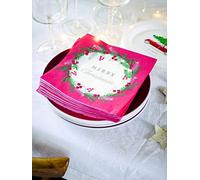 Talking Tables Botanical Berry Napkin 33Cm, 20Pk