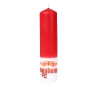 Talking Tables Candela dell'Avvento a forma di Babbo Natale per ghirlanda, 20 cm, cera non profumata, date per conto alla rovescia fino al giorno di Natale, decorazione da tavolo, decorazione per la