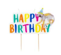 Talking Tables candela Happy Birthday safari topper torta 11 cm