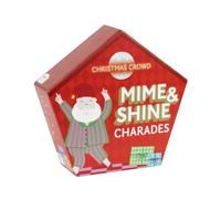 Talking Tables CHRISTMAS CROWD Miming Charades Gioco per bambini e adulti, divertente gioco per feste di Natale con divertenti sfide di sciarade festive, gioco per famiglie per bambini e adulti, età 8
