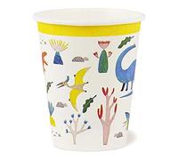 Talking Tables Confezione da 8 bicchieri da dinosauro (250 ml/9 oz) | Home Riciclabili e biodegradabili | Stoviglie di carta per feste di compleanno per bambini, stoviglie unisex per ragazzi o ragazze