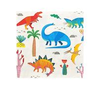Talking Tables Dino Party Dinosaur 33Cm Napkin 20Pk, Paper, DINONAPKINS