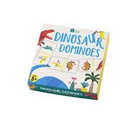 Talking Tables Dino Dinosaur Dominoes Game, Plastica