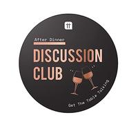 Talking Tables Discussion Club Gioco conversazione con carte interrogative che provocano pensiero, Per dopo cena, regali per lui o lei, riempitivo per la calza, appuntamento notturno