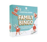 Talking Tables Family Bingo Game, Posing Santa Bingo Numbers, 100 Sheets Score Pad, Christmas, Cena, Fun Travel Pocket Games for Kids, Adults, Card Games, Xmas Stocking Filler, Ages 5+