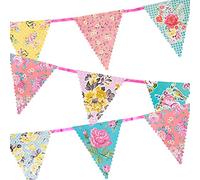 Talking Tables Festoni Compleanno con Decorazioni Floreali | Bandierine Colorate Floreali per Feste | Decorazioni Compleanno, Baby Shower, Matrimoni e Anniversari | Addobbi Compleanno in Carta, 4 m