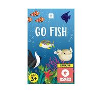 Talking Tables Gioco di carte Go Fish per bambini | Gioco di viaggio a scatto per bambini e famiglie con file educativi oceanici