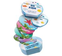 Talking Tables Giochi da viaggio per bambini Gioco di carte educativo Go Fish Tascabile Gite in macchina Regali di compleanno e Natale Senza plastica per 2+ giocatori per bambini dai 5 anni in su