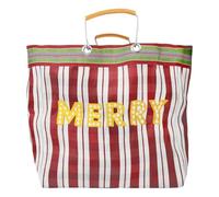 Talking Tables Grande borsa tote con design Marry riutilizzabile forte borsa da donna per la spesa, shopping, palestra, viaggi, spiaggia, lavoro, scuola, ecologica, 100% plastica riciclata, 46,5 x 39