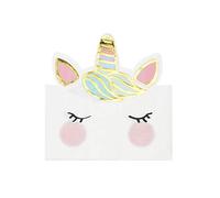 Talking Tables Nap-Face Tovaglioli di Carta a Forma di unicorni Confezione da 12, Paper