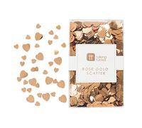 Talking Tables Party Porcelain Rose Gold Heart Scatter