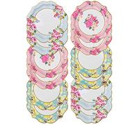 Talking Tables - Piatti di Carta, Modello Truly Scrumptious, 12 Pezzi, Misura: M