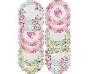 Talking Tables - Piatti di Carta, Modello Truly Scrumptious, 12 Pezzi, Misura: M
