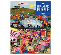 Talking Tables Puzzle da 1000 pezzi musicali per adulti con poster abbinato e foglio di curiosità | Immagine colorata, compleanno, regali per gli amanti della musica, Colore Blu, PUZZ-PMU-FESTIVAL
