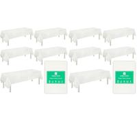 Talking Tables Table Kind 5 x Tovaglia Monouso In Carta Bianca Semplice Per Feste Di Compleanno Matrimoni Catering Ristoranti Anniversari FSC Riciclabile 180 Cm X 120 cm (Confezione da 2)