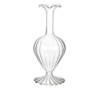Talking Tables TS8-BUDVASELRG Vaso con Bocciolo in Vetro Trasparente Alto 19 cm con Collo Affusolato per Decorazioni per la Casa, Davanzale, Regalo
