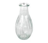 Talking Tables Vaso in Vetro Trasparente per fiori, elegante a stelo singolo, centrotavola matrimonio, davanzale, feste in giardino, cene estive e regalo 14cm