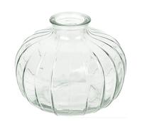 Talking Tables Vaso in Vetro Trasparente per fiori, elegante vaso stelo singolo centrotavola matrimonio davanzale feste giardino styling camino regalo 8cm