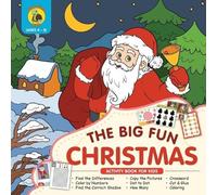 Talking Turtle Bo The Big Fun Christmas Activity Book for Kids Ages (Tascabile)