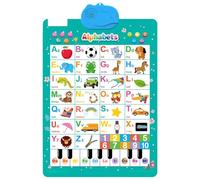 Talking Wall Chart For Kids - Electronic Alphabet Wall Chart with Point-and-Read Function, Talking ABC, Numbers, Animal Words, Ocean World for Toddlers 1-3 (English Alphabet)