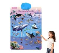 Talking Wall Chart for Kids, English Learning Poster with Songs, ABCs, Numbers, Animal words & Piano (#C)